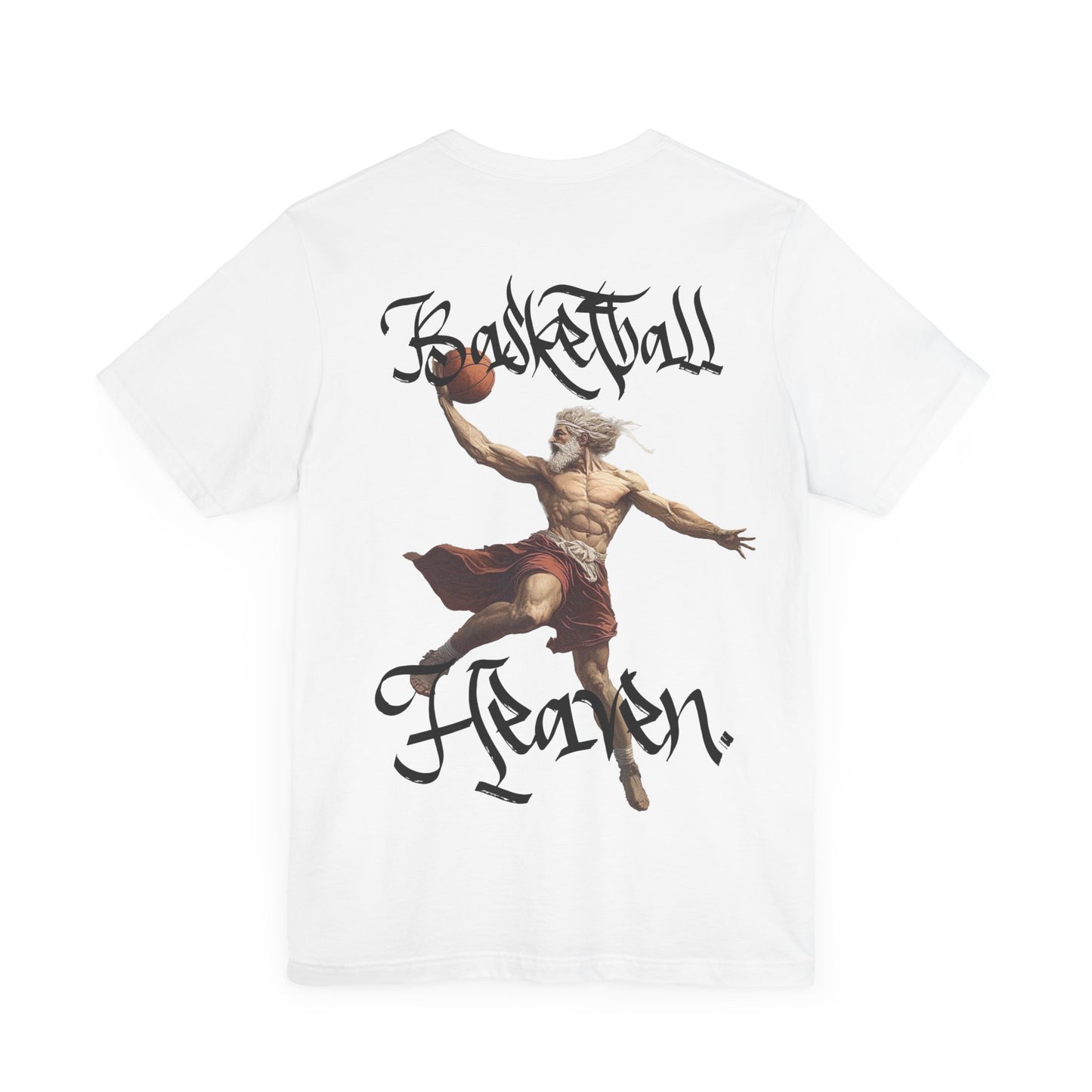 Basketball Heaven Greek God Unisex Jersey Short Sleeve Tee