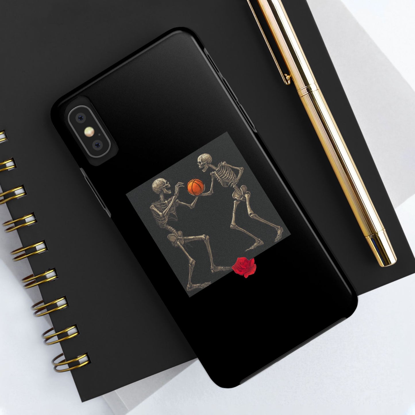 Basketball Heaven Skeleton Phone Case