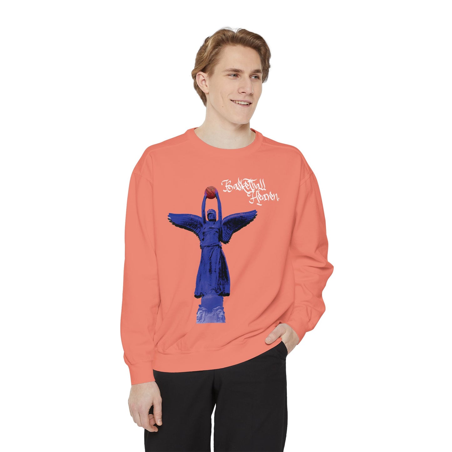 Basketball Heaven Unisex Garment-Dyed Sweatshirt