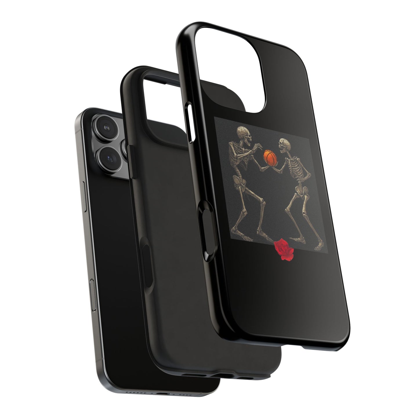 Basketball Heaven Skeleton Phone Case