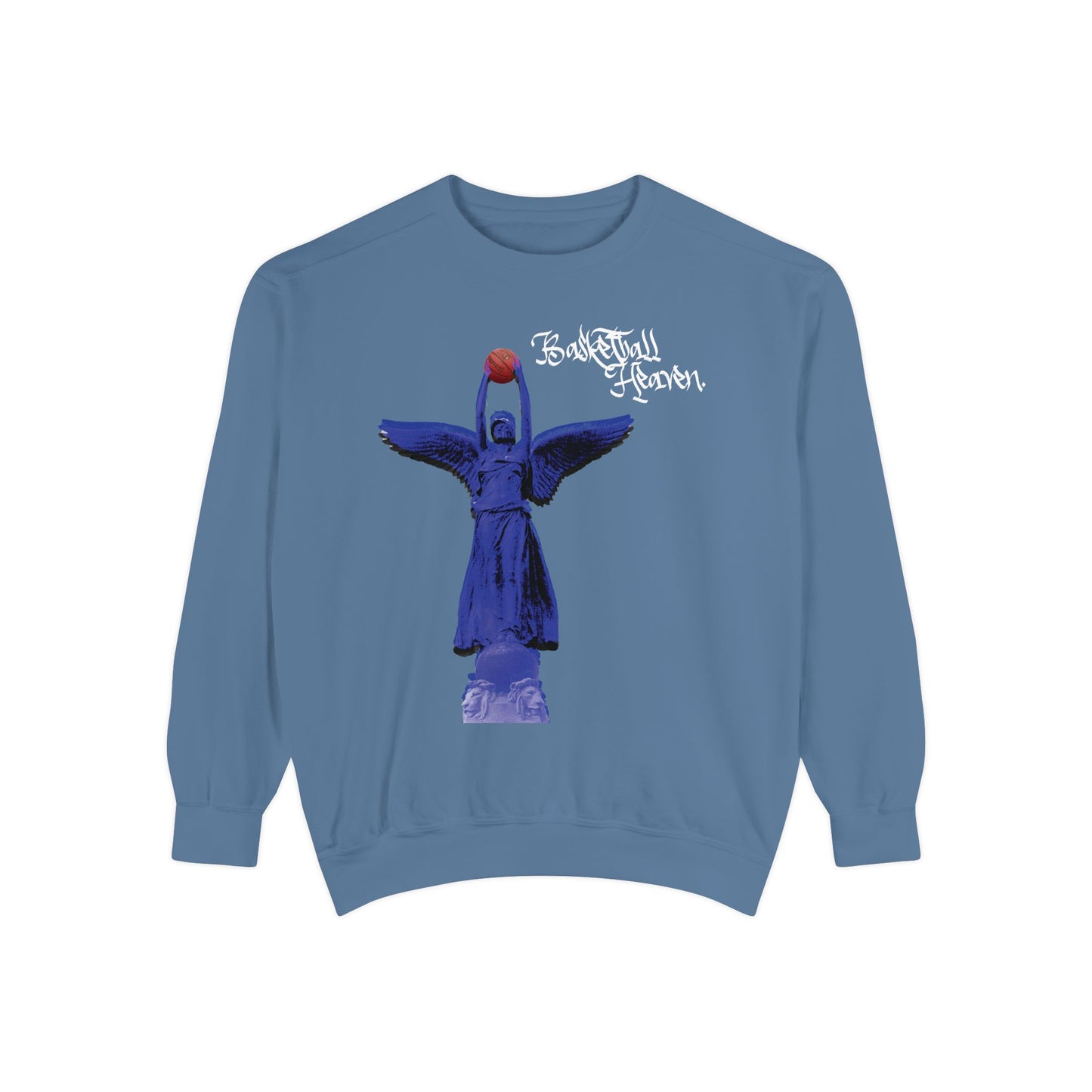 Basketball Heaven Unisex Garment-Dyed Sweatshirt