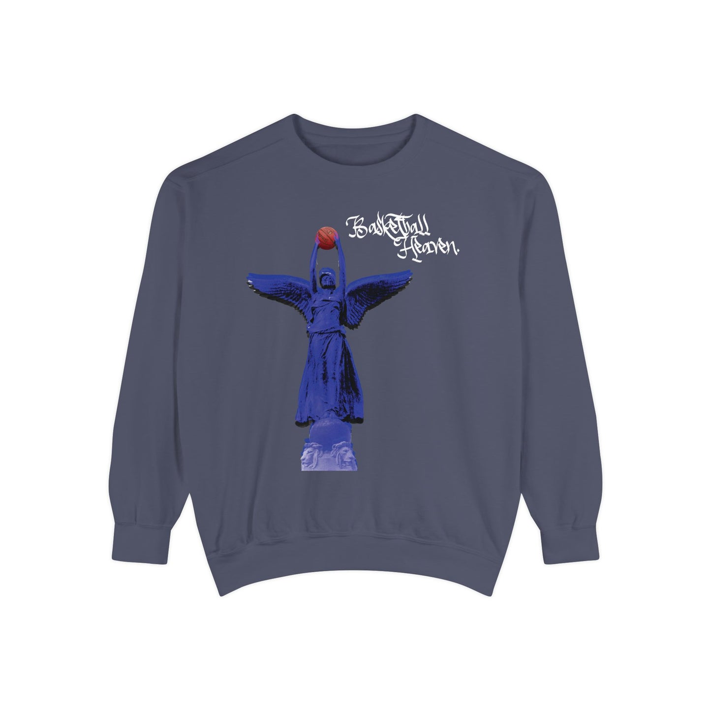 Basketball Heaven Unisex Garment-Dyed Sweatshirt