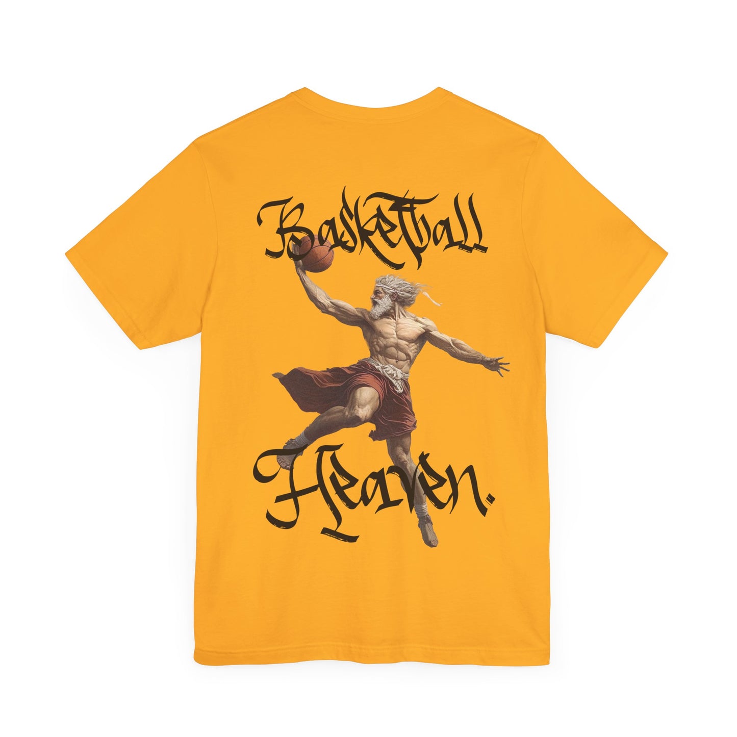 Basketball Heaven Greek God Unisex Jersey Short Sleeve Tee