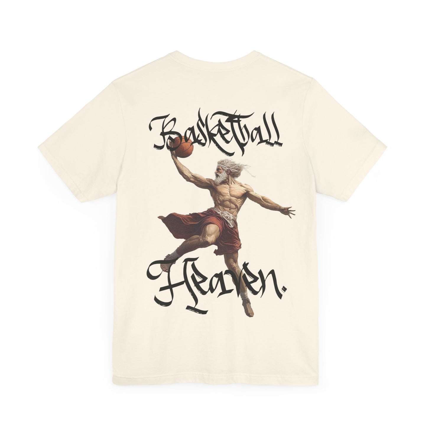 Basketball Heaven Greek God Unisex Jersey Short Sleeve Tee