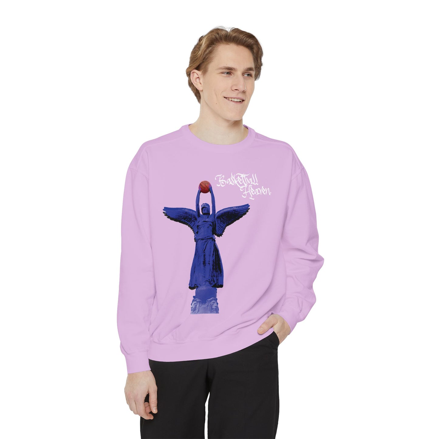 Basketball Heaven Unisex Garment-Dyed Sweatshirt