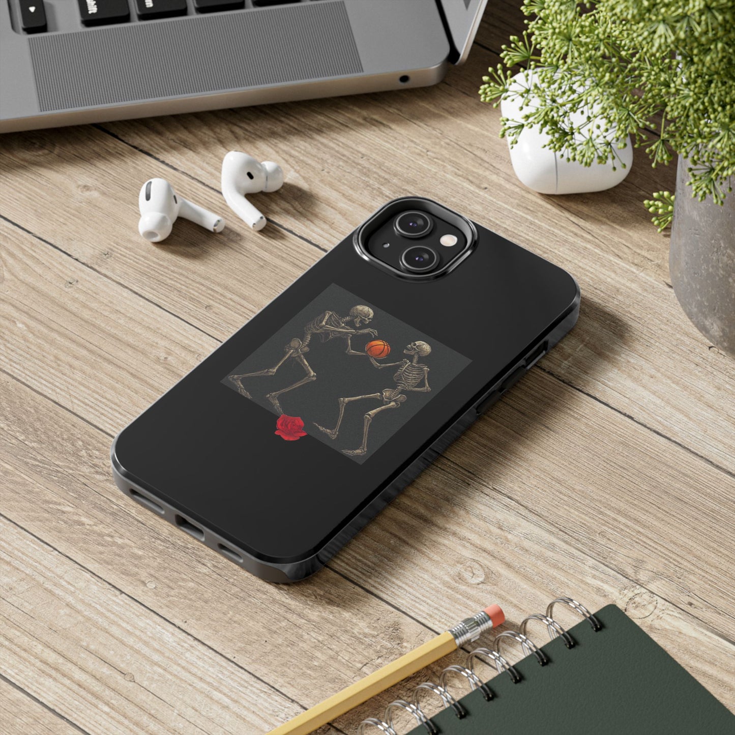 Basketball Heaven Skeleton Phone Case