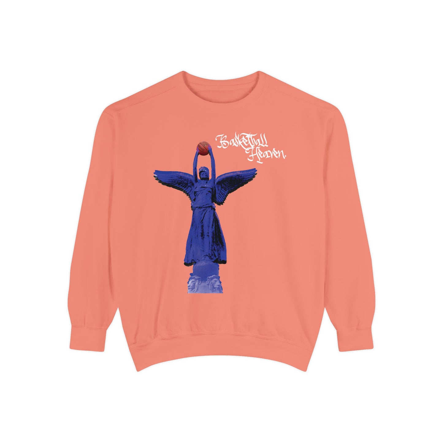 Basketball Heaven Unisex Garment-Dyed Sweatshirt