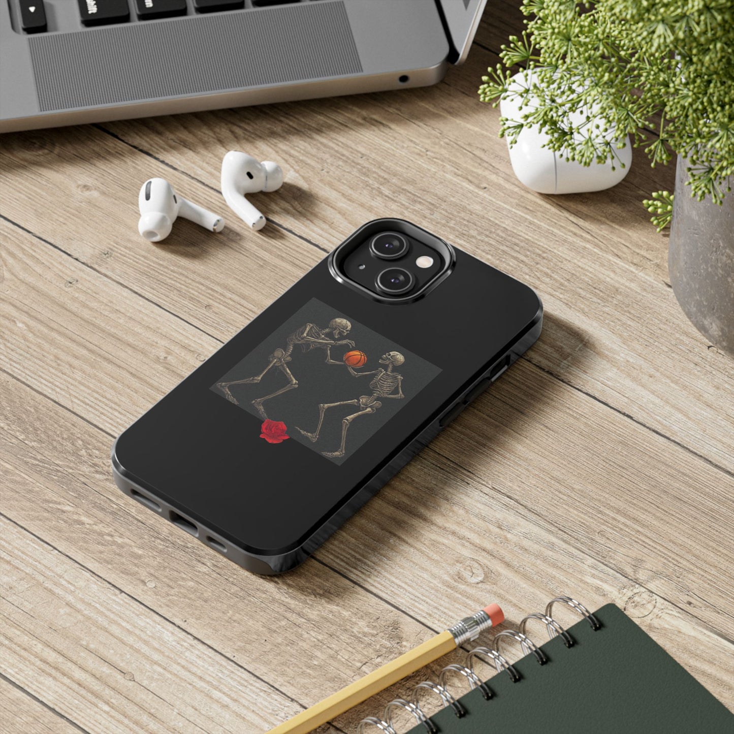 Basketball Heaven Skeleton Phone Case