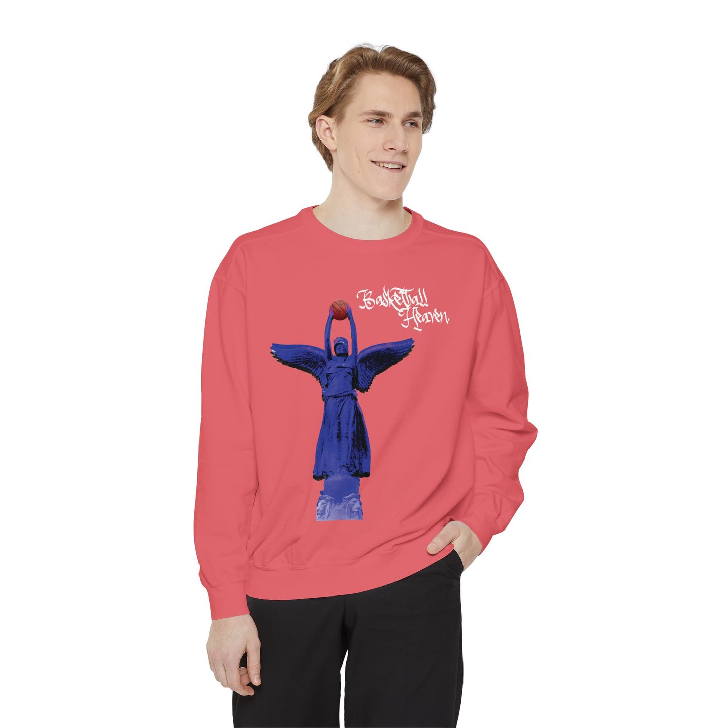 Basketball Heaven Unisex Garment-Dyed Sweatshirt