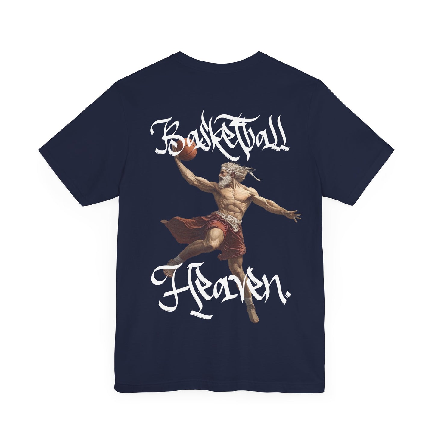 Basketball Heaven Greek God Unisex Jersey Short Sleeve Tee