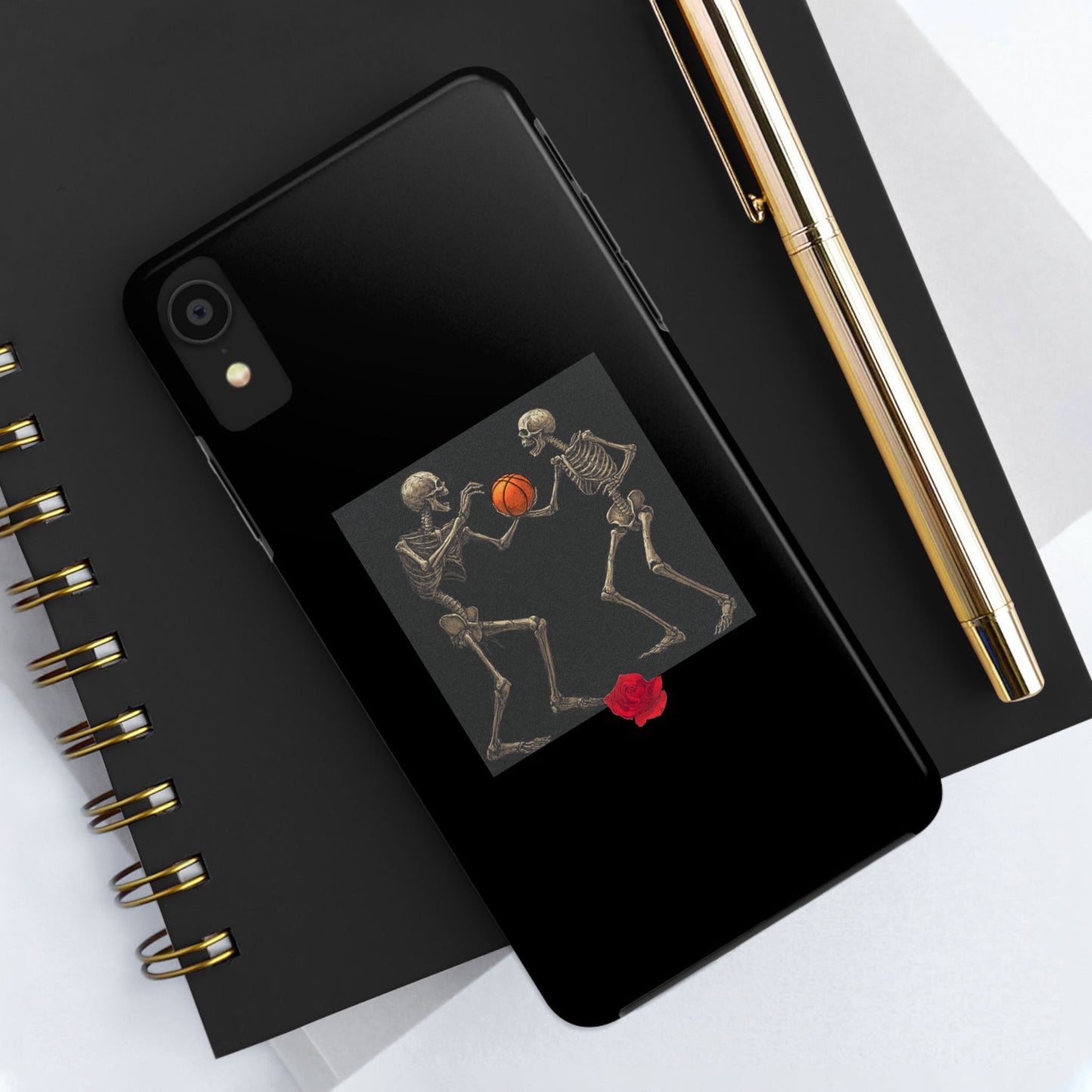 Basketball Heaven Skeleton Phone Case