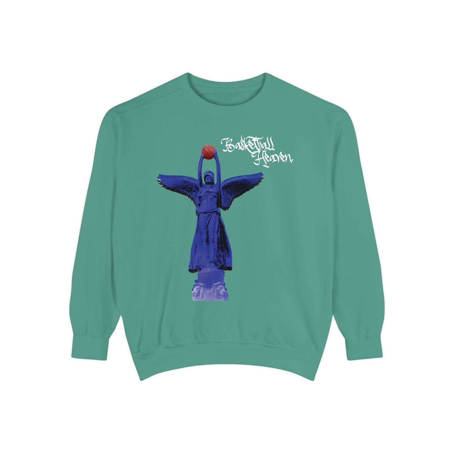 Basketball Heaven Unisex Garment-Dyed Sweatshirt